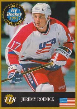 1995 Semic Ice Hockey (Finnish) #118 Jeremy Roenick Front