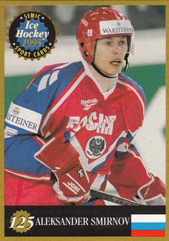 1995 Semic Ice Hockey (Finnish) #125 Aleksander Smirnov Front