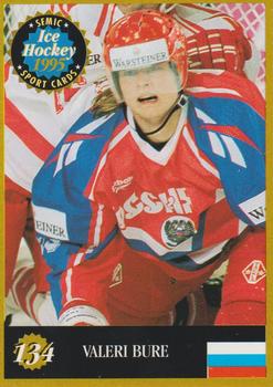 1995 Semic Ice Hockey (Finnish) #134 Valeri Bure Front