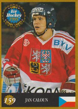1995 Semic Ice Hockey (Finnish) #159 Jan Caloun Front