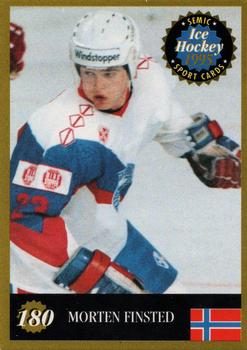 1995 Semic Ice Hockey (Finnish) #180 Morten Finstad Front
