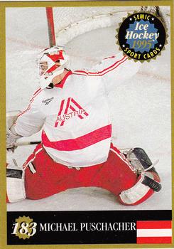 1995 Semic Ice Hockey (Finnish) #183 Michael Puschacher Front