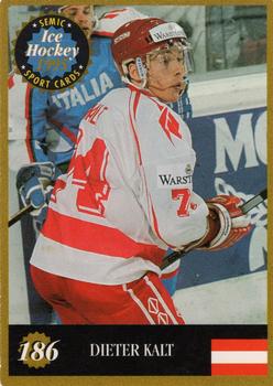 1995 Semic Ice Hockey (Finnish) #186 Dieter Kalt Front