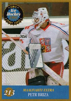 1995 Semic Ice Hockey (Finnish) #213 Petr Briza Front