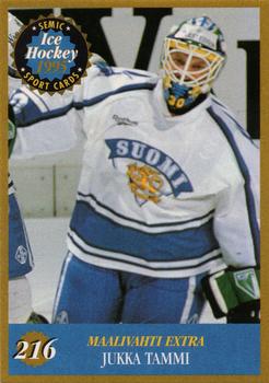 1995 Semic Ice Hockey (Finnish) #216 Jukka Tammi Front