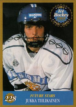 1995 Semic Ice Hockey (Finnish) #228 Jukka Tiilikainen Front