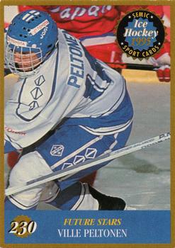 1995 Semic Ice Hockey (Finnish) #230 Ville Peltonen Front