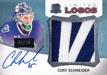 2012-13 Upper Deck The Cup - Limited Logos Autographs #LL-CS Cory Schneider Front