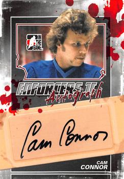 2013-14 In The Game Enforcers - Autographs #A-CC Cam Connor Front