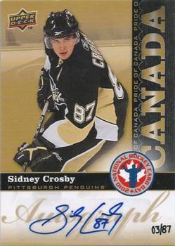 2010 Upper Deck National Hockey Card Day #NNO Sidney Crosby Front