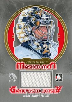 2012-13 In The Game Between The Pipes - Masked Men 5 Memorabilia Toronto Spring Expo Silver #BTPR-07 Marc-Andre Fleury Front