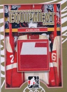 2012-13 In The Game Motown Madness - Equipment Room Memorabilia Gold #ER-06 Chris Chelios Front