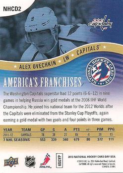 2013 Upper Deck National Hockey Card Day USA #NHCD2 Alex Ovechkin Back