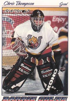 1995-96 Slapshot OHL #8 Chris Thompson Front