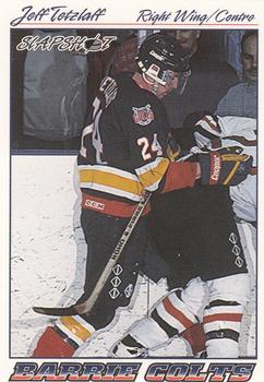 1995-96 Slapshot OHL #25 Jeff Tetzlaff Front