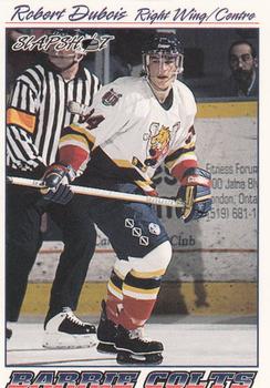 1995-96 Slapshot OHL #30 Robert DuBois Front