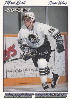 1995-96 Slapshot OHL #66 Matt Ball Front