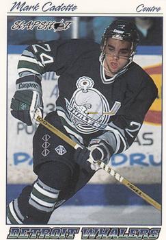 1995-96 Slapshot OHL #78 Mark Cadotte Front