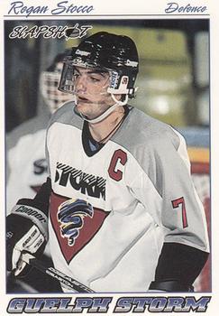 1995-96 Slapshot OHL #81 Regan Stocco Front