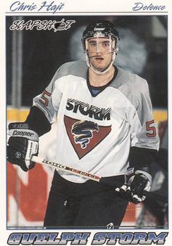 1995-96 Slapshot OHL #87 Chris Hajt Front