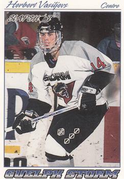 1995-96 Slapshot OHL #94 Herbert Vasiljevs Front