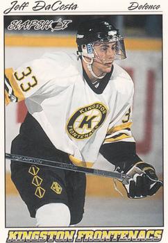 1995-96 Slapshot OHL #111 Jeff Da Costa Front