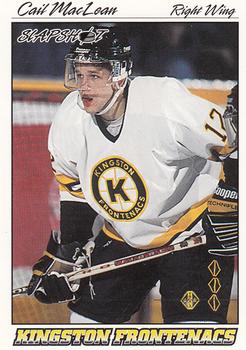 1995-96 Slapshot OHL #117 Cail MacLean Front