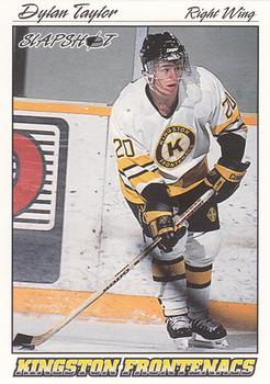 1995-96 Slapshot OHL #124 Dylan Taylor Front