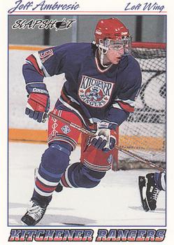 1995-96 Slapshot OHL #143 Jeffrey Ambrosio Front