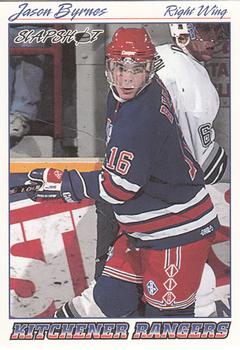 1995-96 Slapshot OHL #146 Jason Byrnes Front