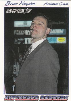 1995-96 Slapshot OHL #153 Brian Hayden Front