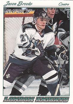 1995-96 Slapshot OHL #171 Jason Brooks Front