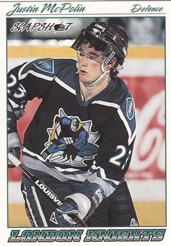 1995-96 Slapshot OHL #172 Justin McPolin Front
