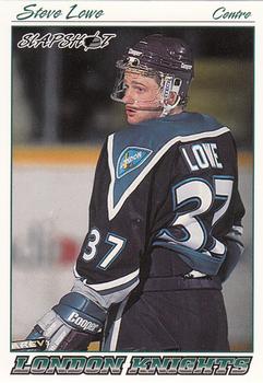 1995-96 Slapshot OHL #174 Steve Lowe Front