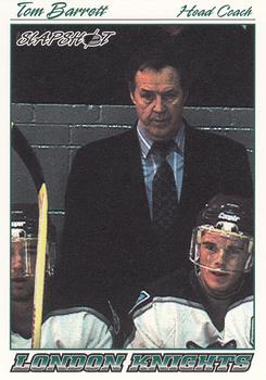 1995-96 Slapshot OHL #180 Tom Barrett Front
