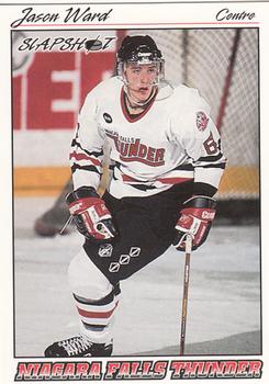 1995-96 Slapshot OHL #186 Jason Ward Front