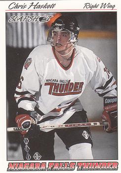1995-96 Slapshot OHL #189 Chris Haskett Front