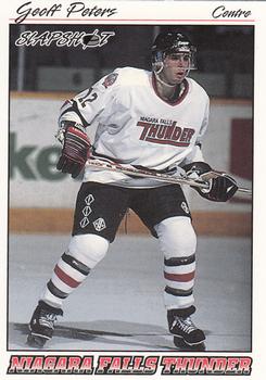 1995-96 Slapshot OHL #190 Geoff Peters Front