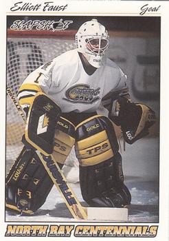 1995-96 Slapshot OHL #206 Elliott Faust Front