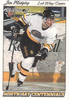 1995-96 Slapshot OHL #213 Jim Midgley Front