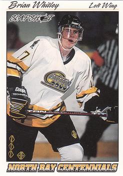 1995-96 Slapshot OHL #221 Brian Whitley Front