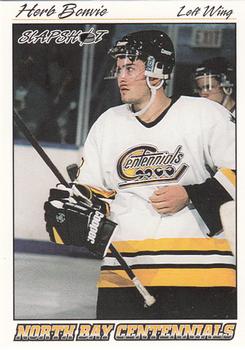 1995-96 Slapshot OHL #225 Herb Bonvie Front