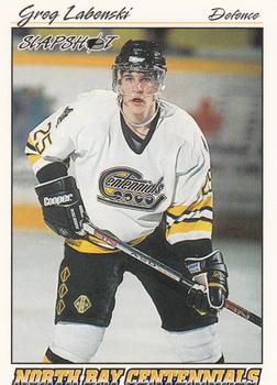 1995-96 Slapshot OHL #227 Greg Labenski Front