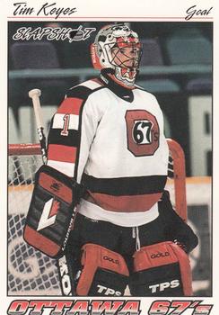 1995-96 Slapshot OHL #256 Tim Keyes Front