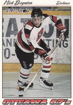1995-96 Slapshot OHL #262 Nick Boynton Front