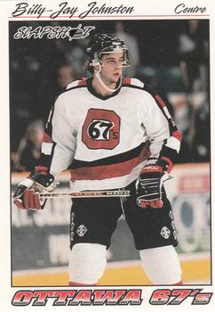 1995-96 Slapshot OHL #264 Billy Jay Johnston Front