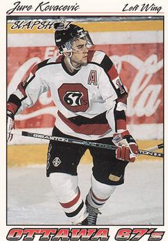 1995-96 Slapshot OHL #267 Jure Kovacevic Front