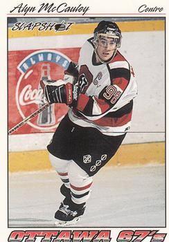 1995-96 Slapshot OHL #278 Alyn McCauley Front