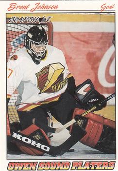 1995-96 Slapshot OHL #281 Brent Johnson Front