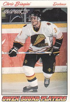 1995-96 Slapshot OHL #284 Chris Biagini Front